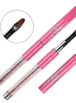 Pensula unghii gel limba pisica NailsUp Pink nr 4