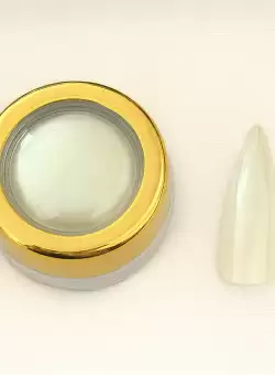 Pigment Unghii Nailsup Efect Satinat Alb